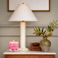 Happy Valentine’s Day Scented Candle in Glass Jar | Romantic Gift & Aesthetic Home Décor