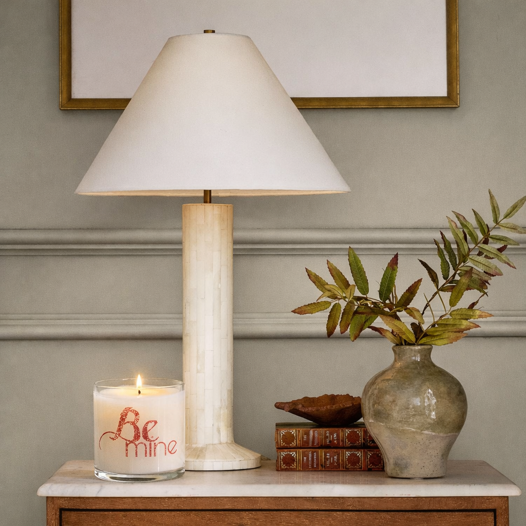 “Be Mine” Romantic Scented Candle in Glass Jar | Valentine Gift & Love Décor Candle