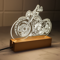 Phantom Ride 3D LED Lamp – Light Up with Speed & Style