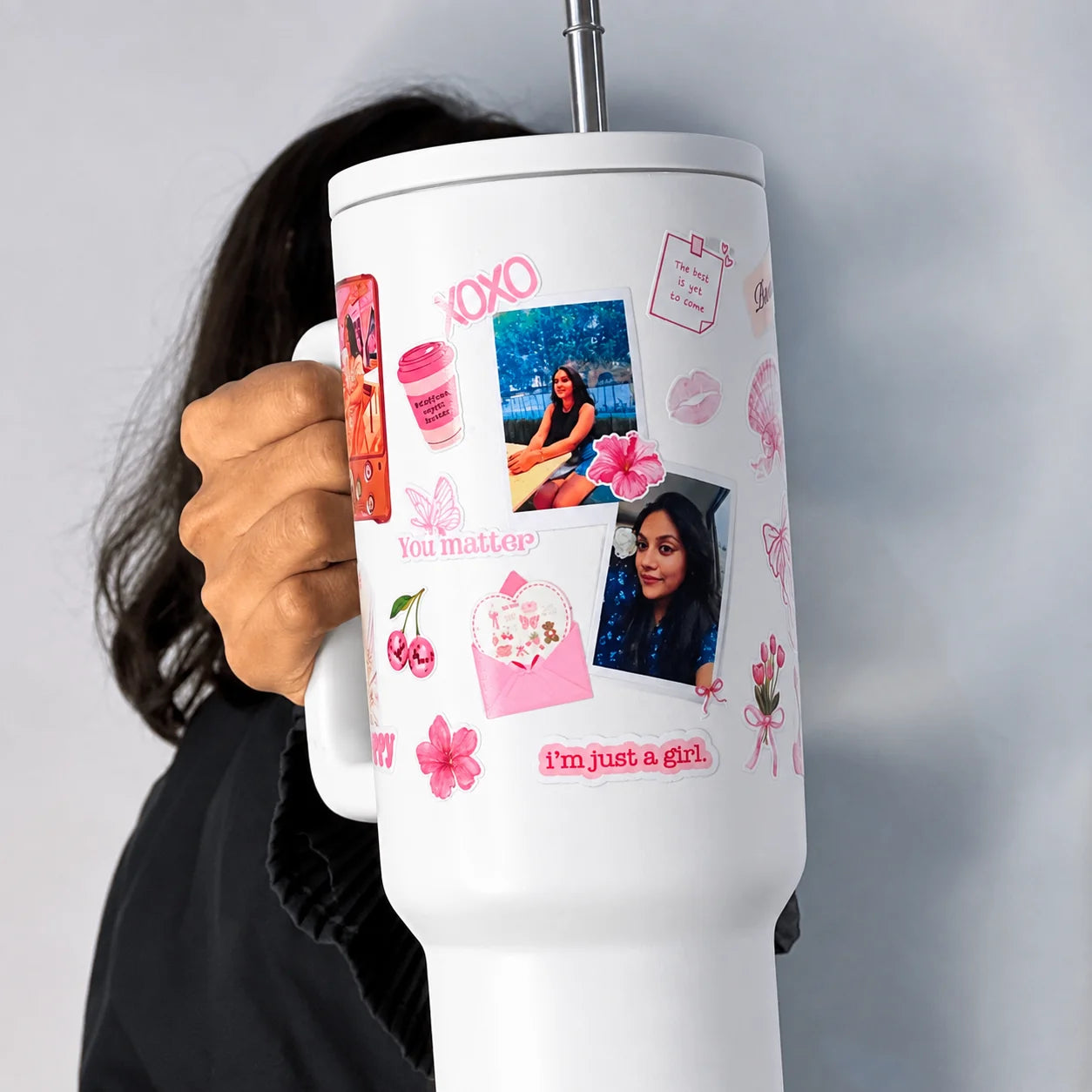 Personalized Kind of Mine Tumbler in White Color