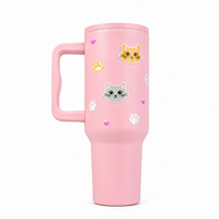 Kitty Charm Insulated Leakproof Tumbler