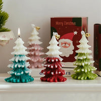 Festive Christmas Tree Sceneted Candles