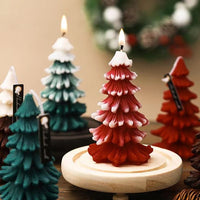 Festive Christmas Tree Sceneted Candles