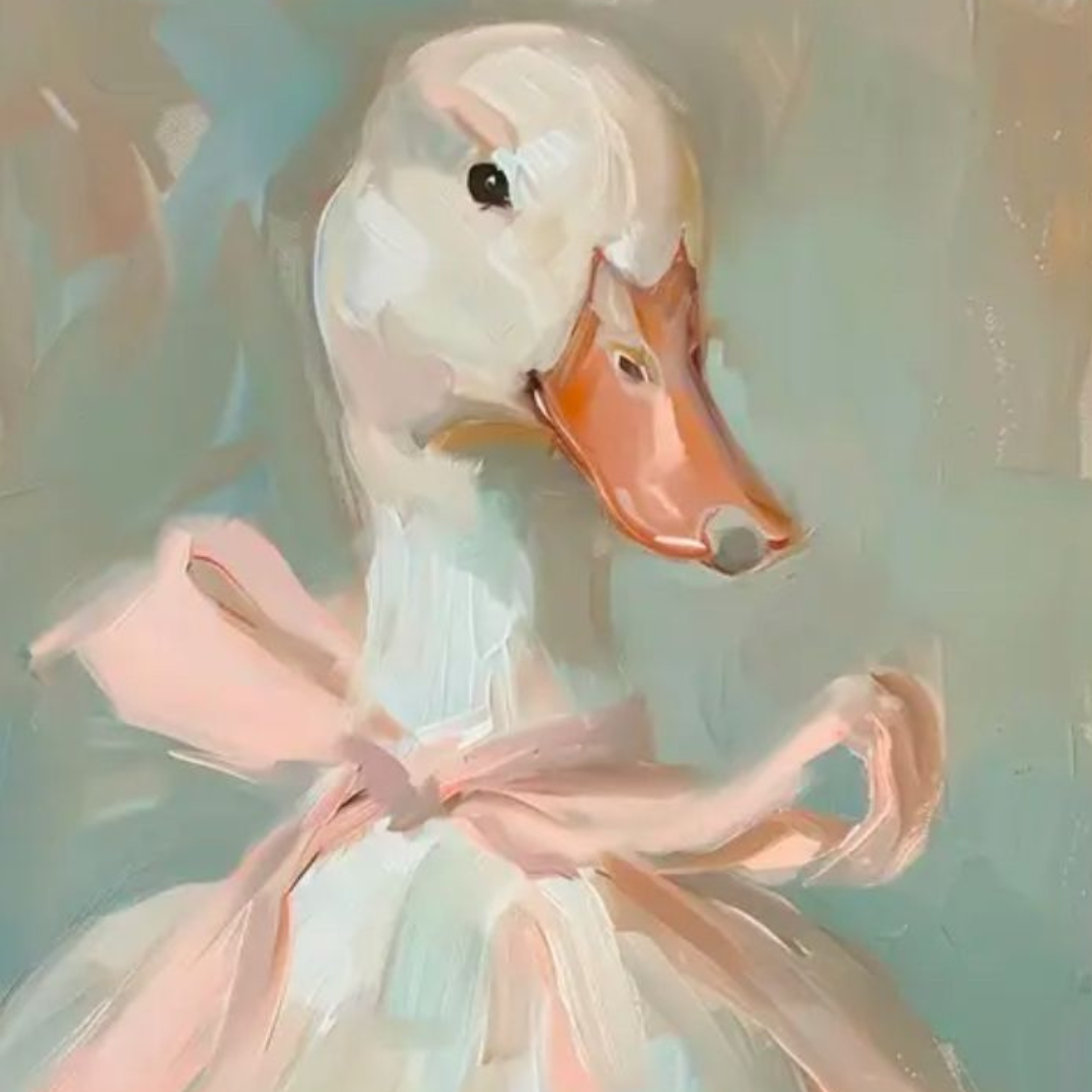 Elegant Swan Acrylic Wall Decor — Pastel Glossy HD Wall Art Frame