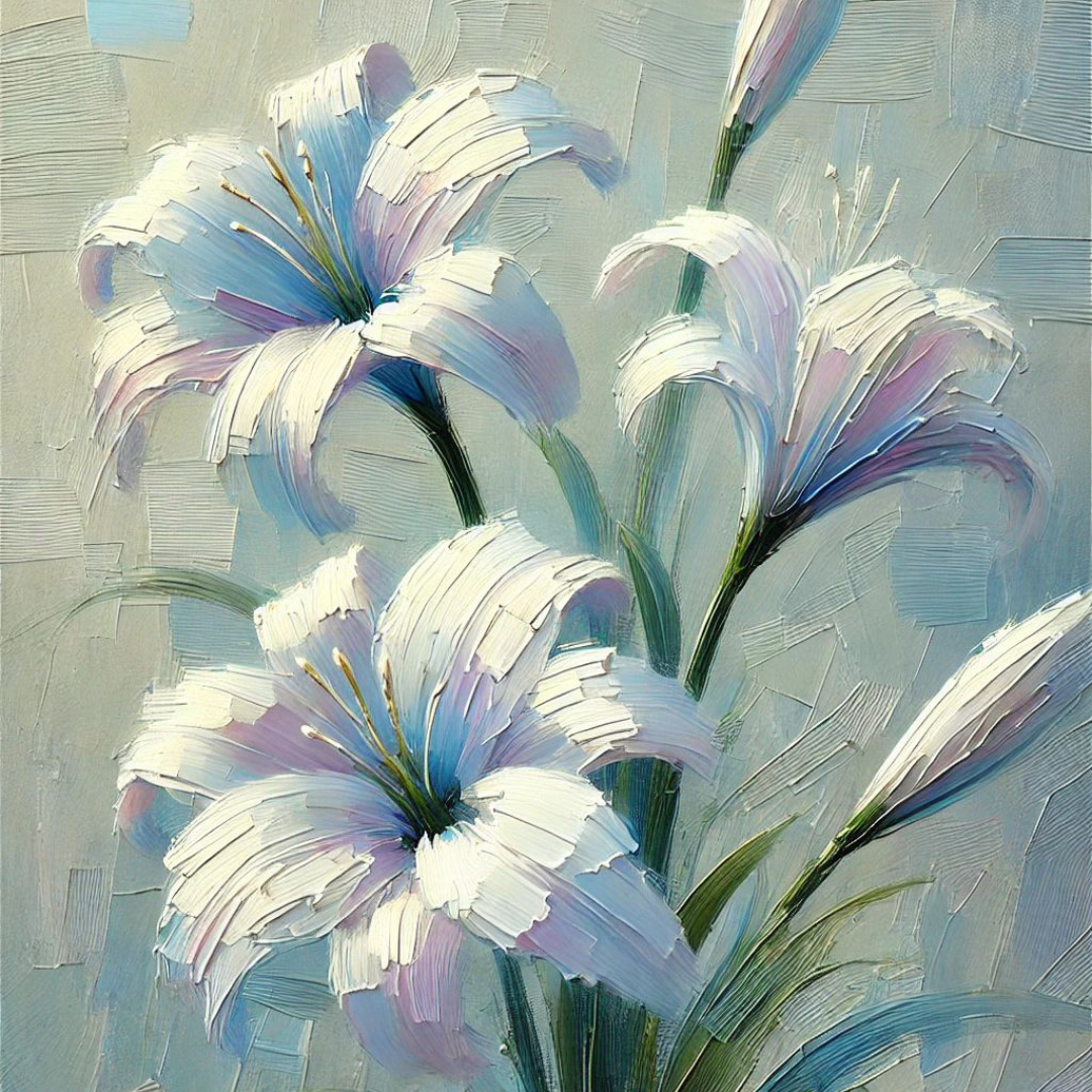 Elegant White Lily Acrylic Wall Decor — Premium Glossy HD Floral Art Frame