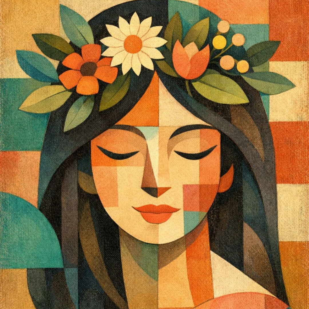 Boho Goddess Acrylic Wall Decor — Premium Glossy HD Art Frame