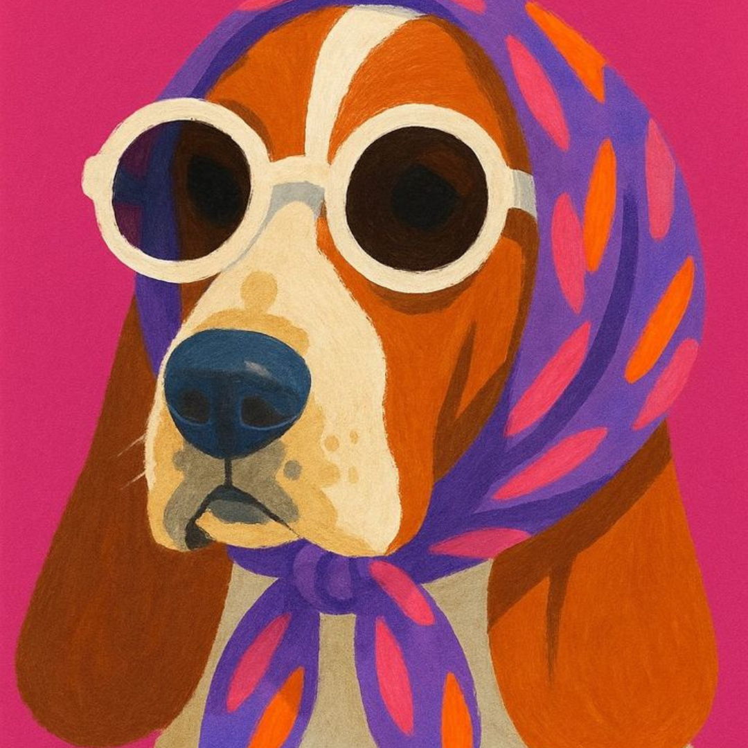 Cool Doggy Acrylic Wall Decor — Premium Glossy HD Wall Art Frame