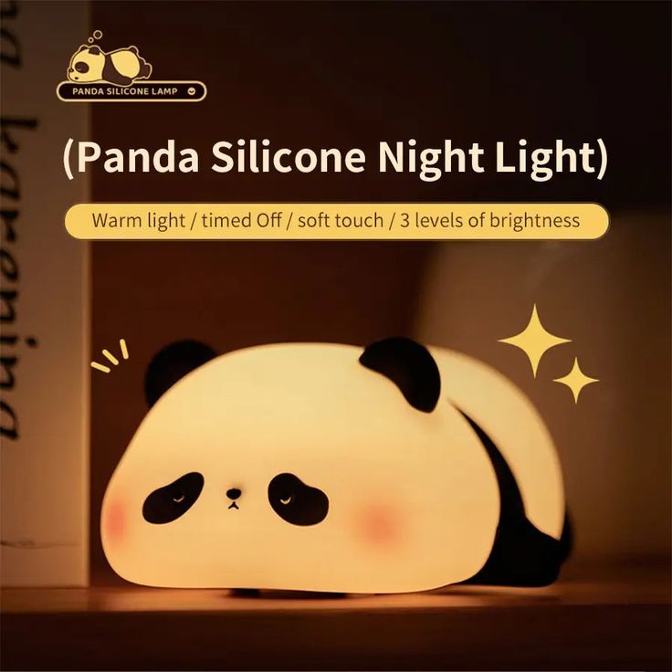 Sleeping Panda Kawaii Night Light
