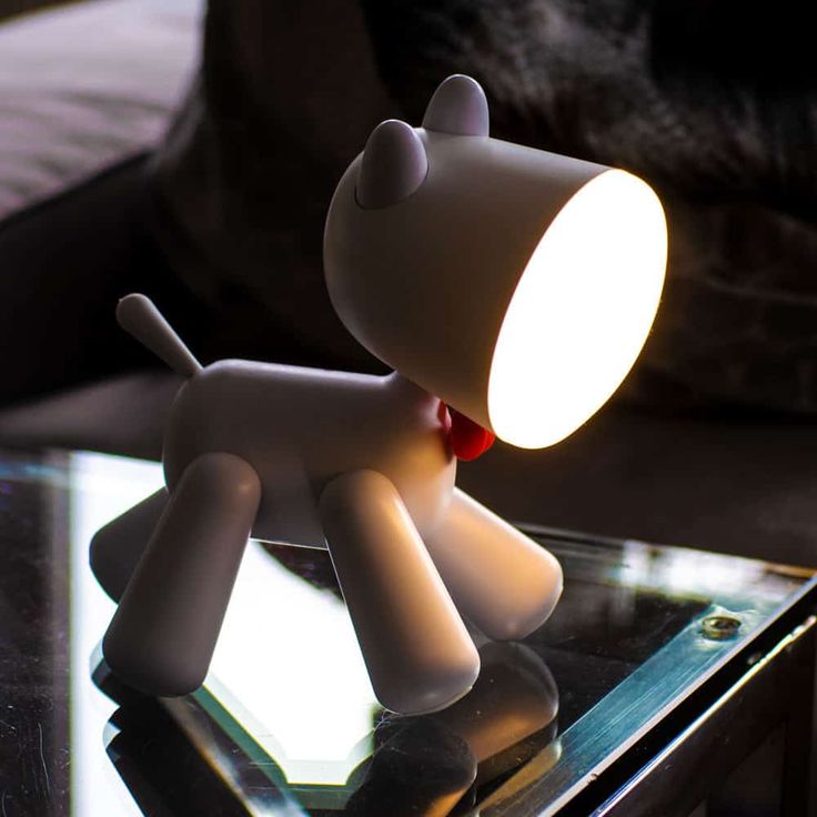 Cute Puppy Shape Lamp Animal LED Night Light Adjustable Brightness & Children's Eye Care Night light