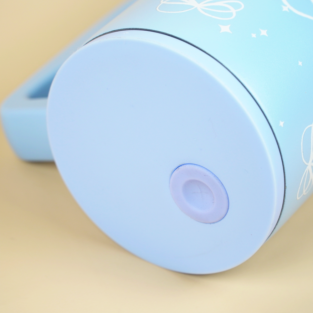 Bow & Sparkle Tumbler — Leakproof & Insulated ( Sky Blue )