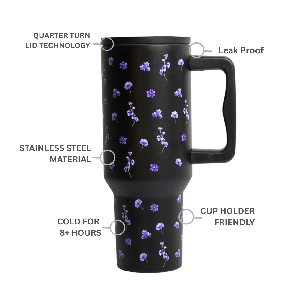 Midnight Lavender Tumbler