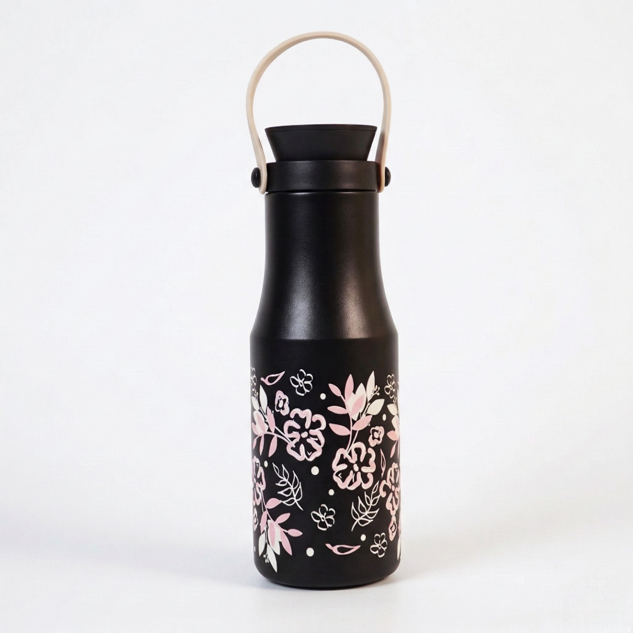 Floral Printed Stainless Steel Water Bottle