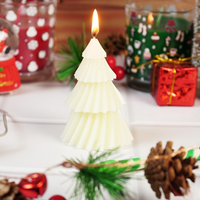 Set of 2 Christmas Tree Scented Candles
