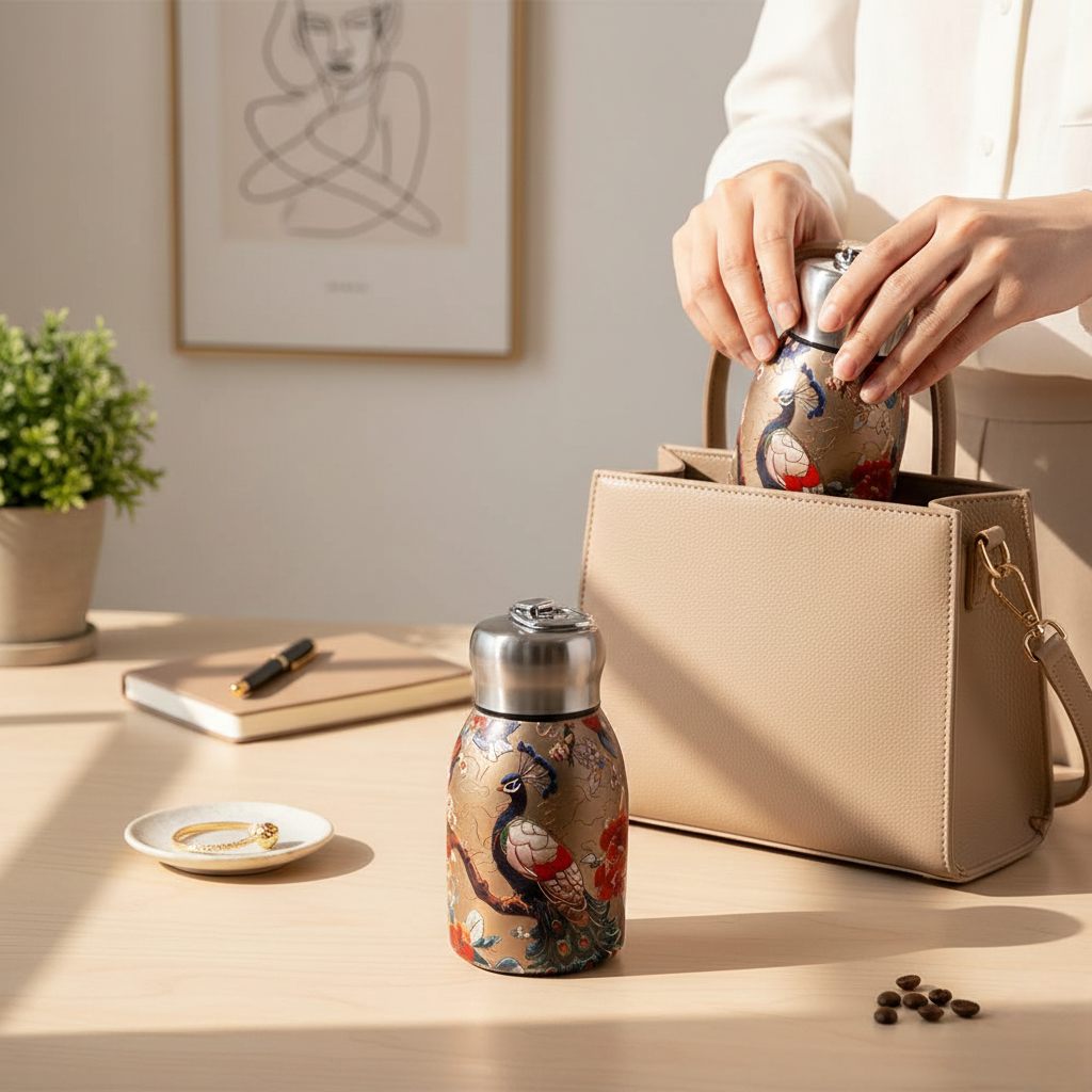 Memories Insite floral Stainless Steel Flask