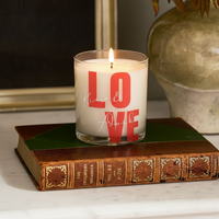 Personalized Love Scented Candle in Glass Jar | Romantic Custom Name Home Décor Candle