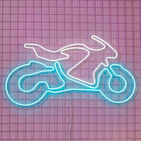 Neon Ride – Futuristic Bike Wall Art