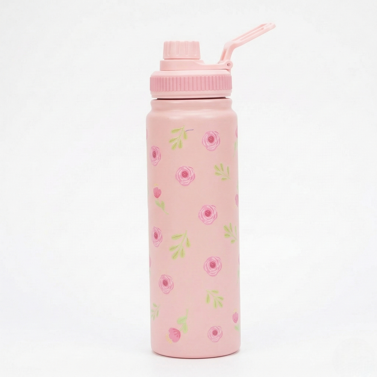 Floral rose Design Stainless Steel Bottle