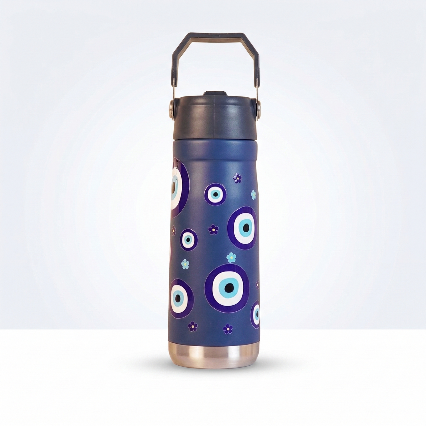 Evil Eye Print Stainless Steel Water Bottle