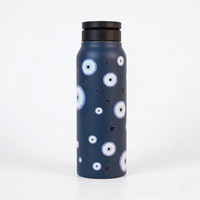 Evil Eye Print Stainless Steel Water Bottle