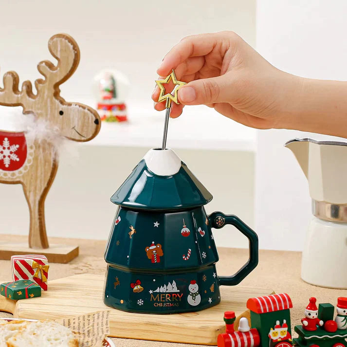 Christmas Tree Star Mug (Random Color)