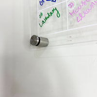 Acrylic Monthly Planner Board – Reusable Wall Organizer with Markers