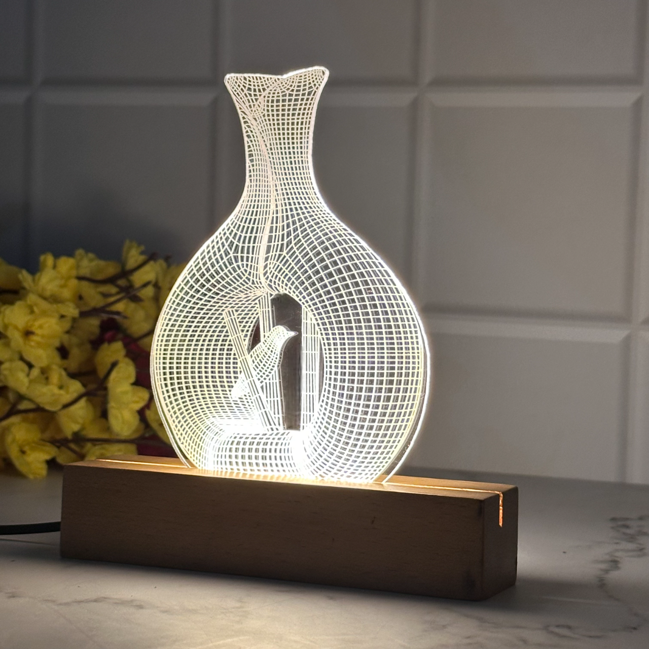 🌼 Birdsong Glow Lamp – Nature’s Light in a Delicate Design