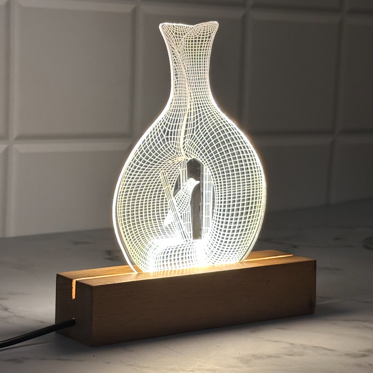 🌼 Birdsong Glow Lamp – Nature’s Light in a Delicate Design