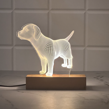 PawGlow 3D Dog Lamp – Loyal Light, Tail-Wagging Charm
