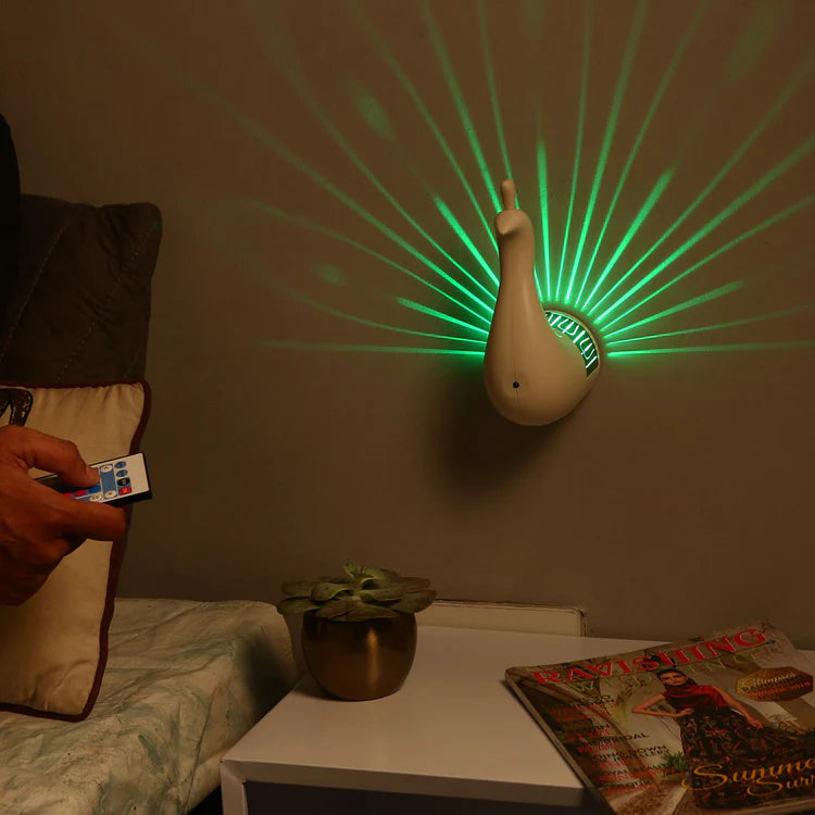 Peacock Wall LED Lamp