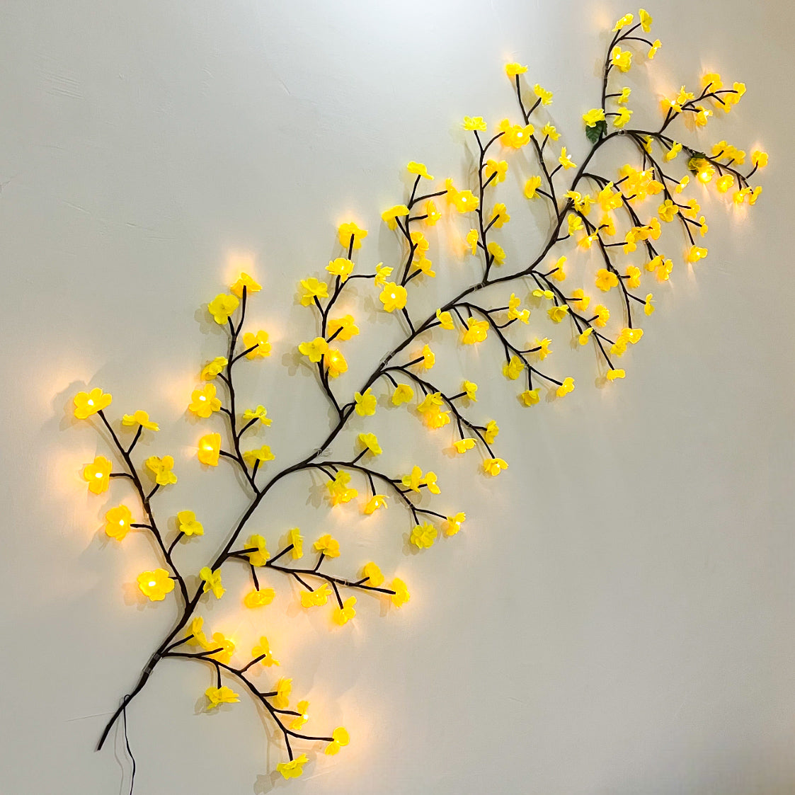 BRANCHLIGHT™ YELLOW CHERRY BLOSSOM TREE BRANCH LIGHTING