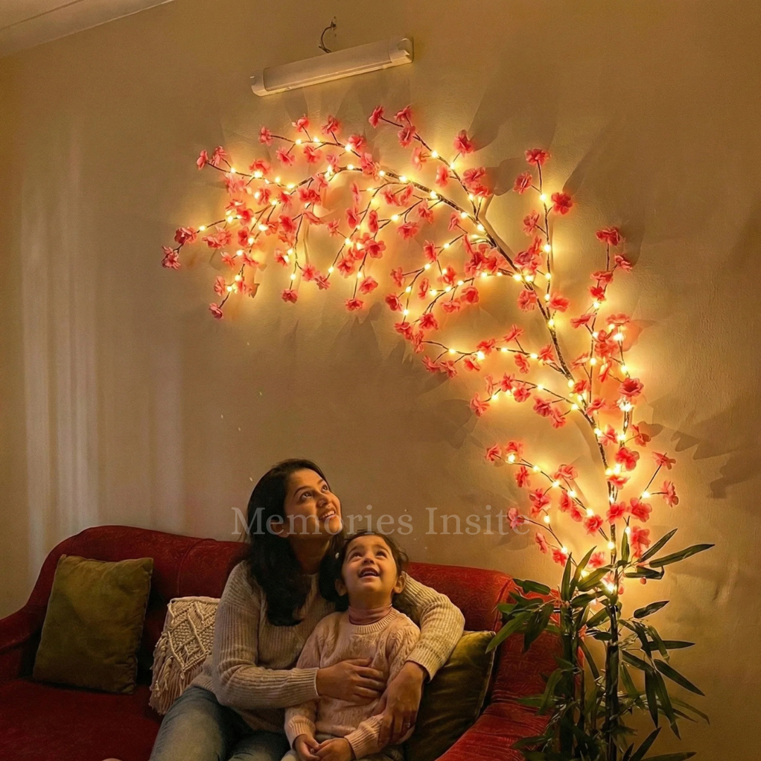 MEMORIES INSITE® BRANCH LIGHT CHERRY BLOSSOM TREE BRANCH LIGHTING