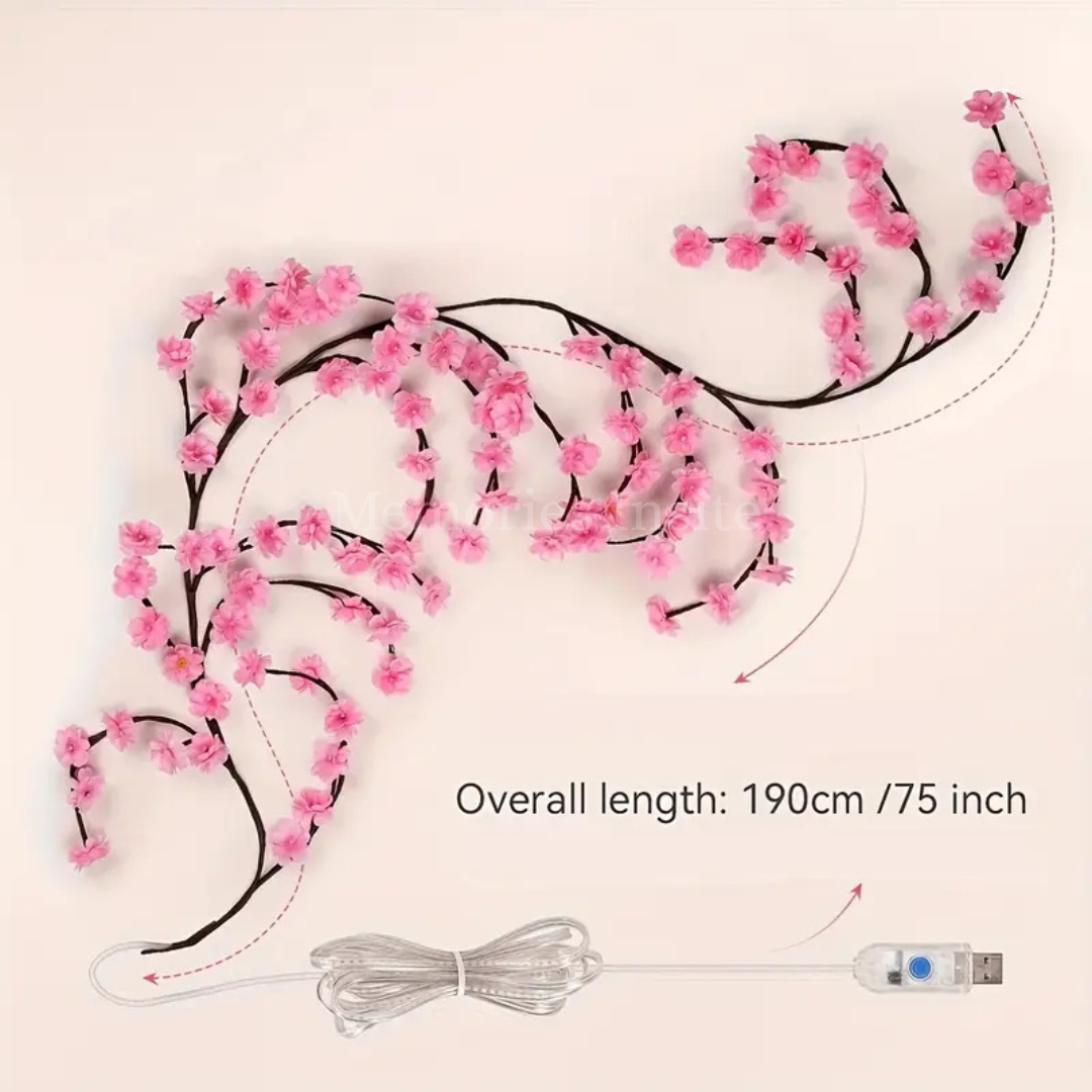 MEMORIES INSITE® BRANCH LIGHT CHERRY BLOSSOM TREE BRANCH LIGHTING