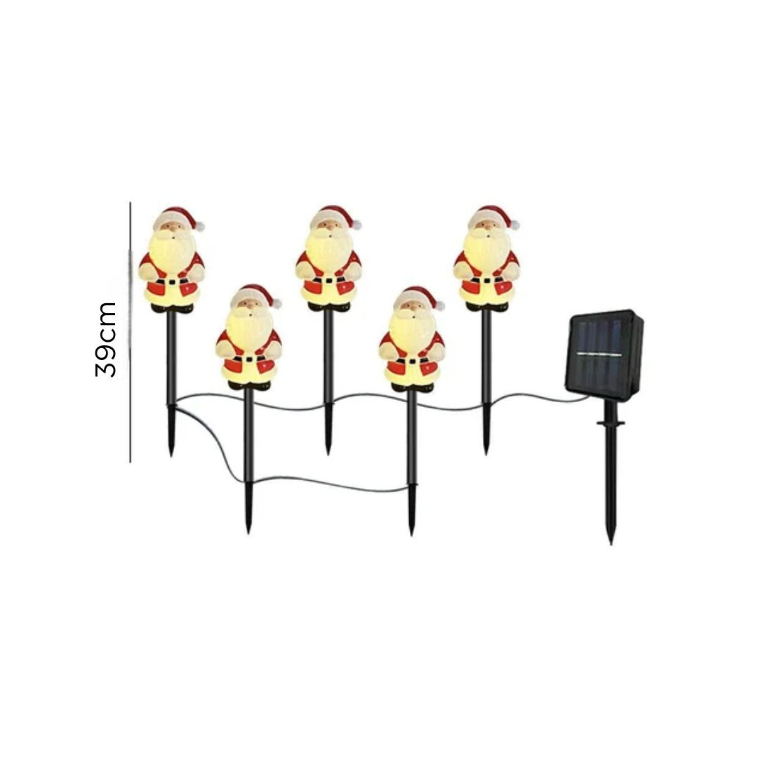 Solar Christmas Santa  Light