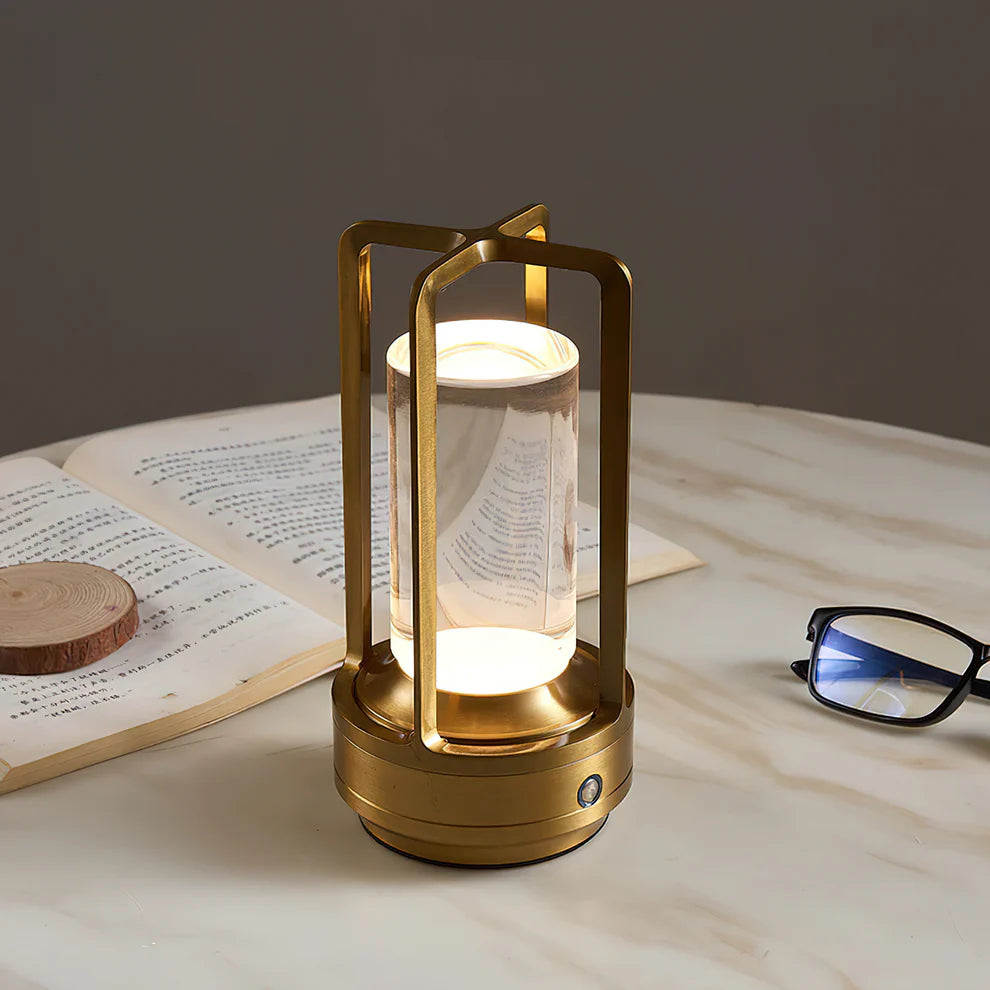 Modern Lantern™ Cordless Crystal Lamp