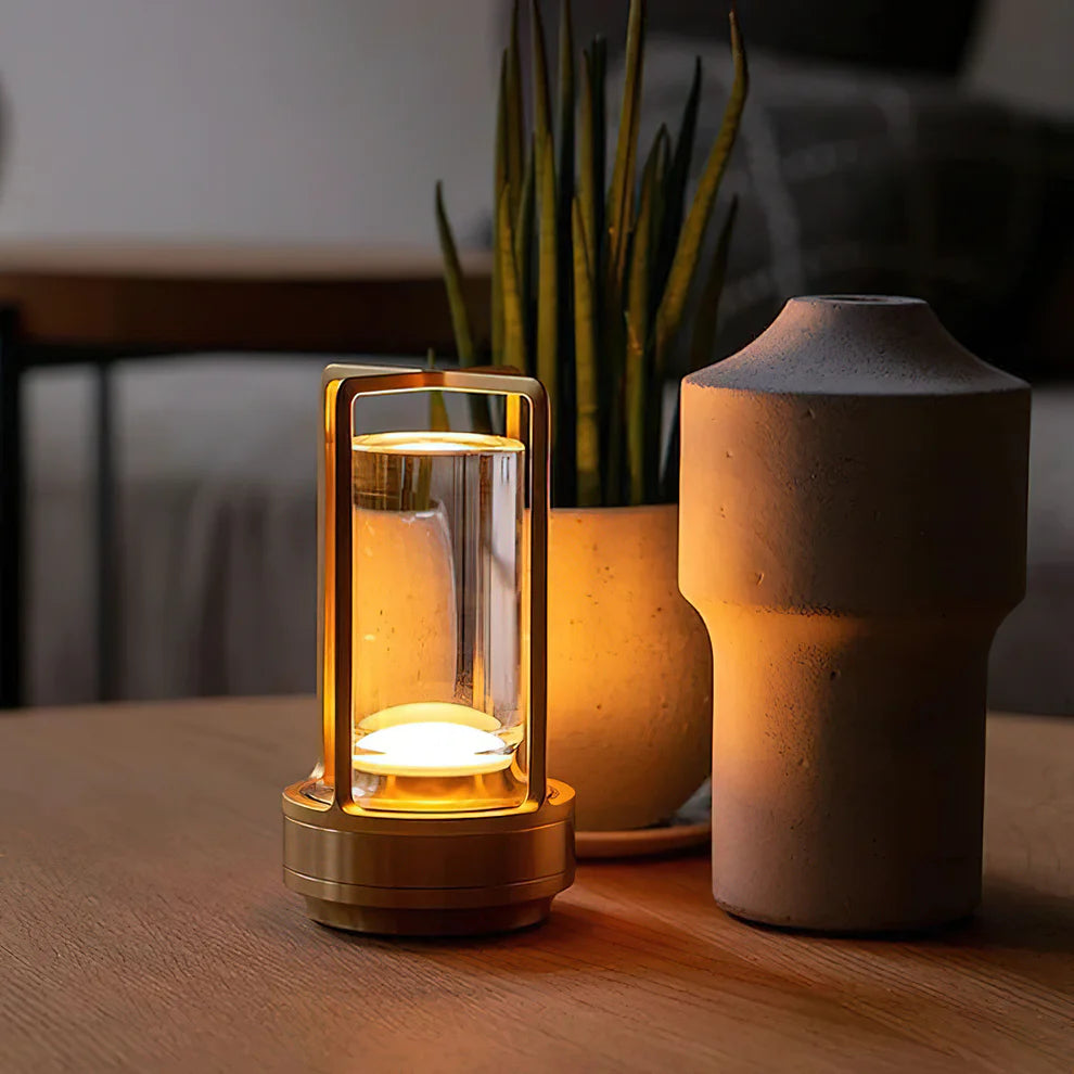 Modern Lantern™ Cordless Crystal Lamp