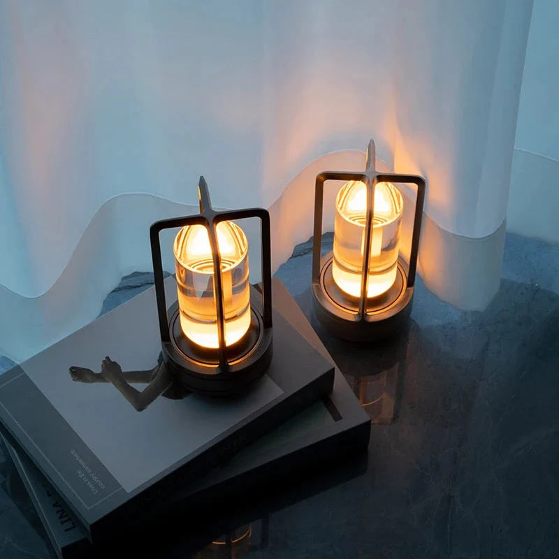 Modern Lantern™ Cordless Crystal Lamp