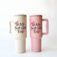 Soft Girl Era Tumbler – Leak-Proof & Stylish