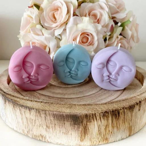 Sun & Moon Shape Candle ( PACK OF 4 )