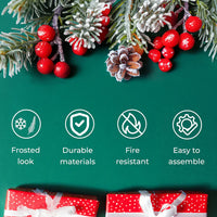 Christmas Tree with Pinecones & Berries – Lush and Realistic