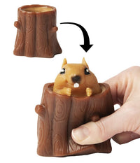 Funny Squirrel Shape Stress Relief, Sensory Squishy, Soft, Stretchable, Pen Holder