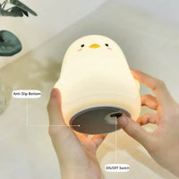 Cute Penguin Silicone Touch Lamp