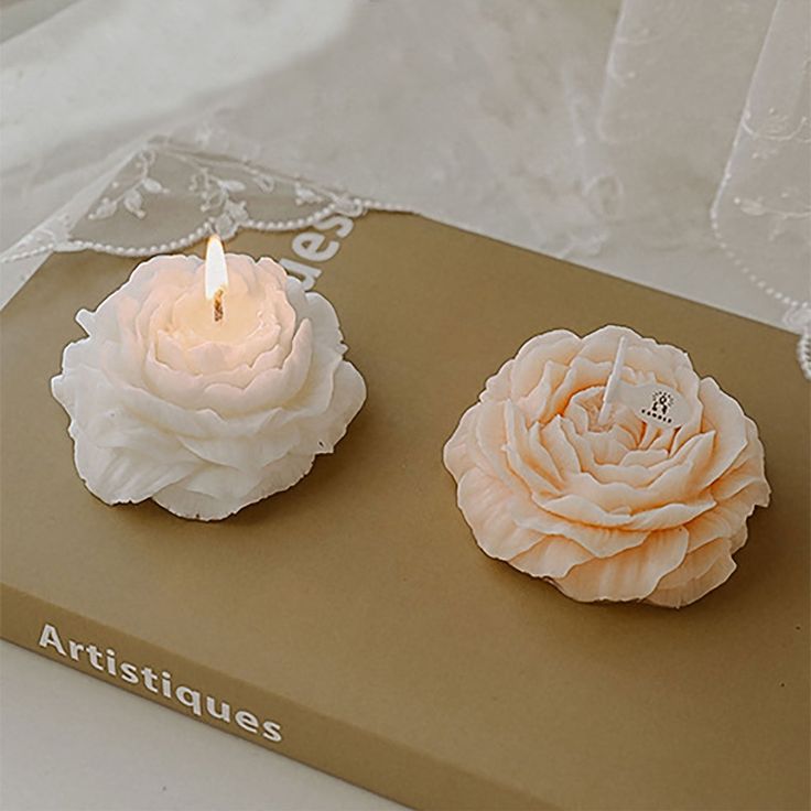 Rose Scented Candle - Pack of 3