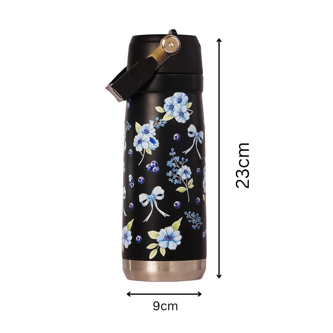 Midnight Bloom Tumbler — Leakproof & Insulated - Memories Insite
