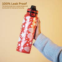 Ocean Shell Print Stainless Steel Water Bottle