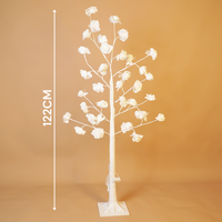 White LED Rose Blossom Tree Light – Decorative Flower Lamp