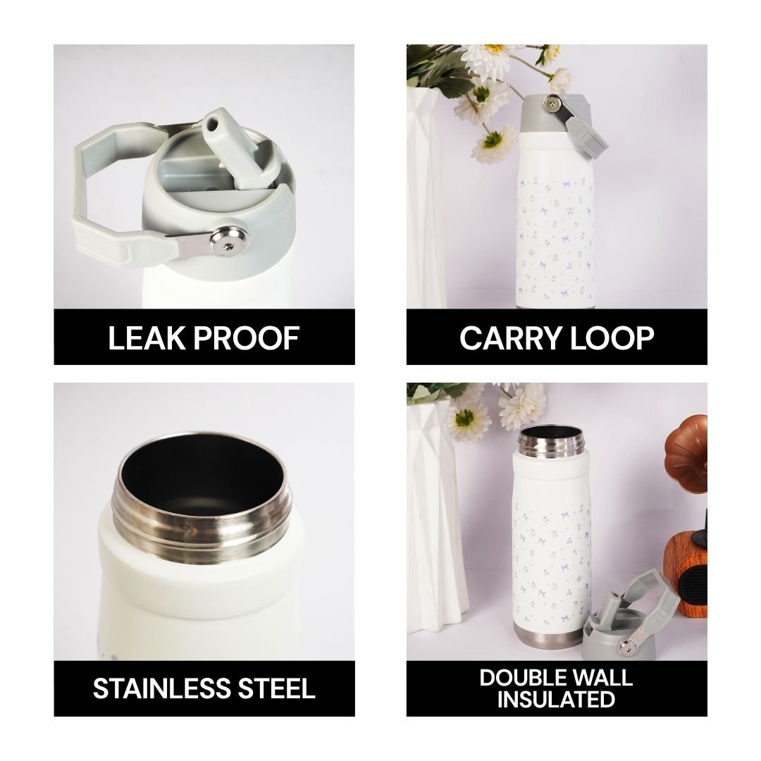 Lavender Bloom Tumbler — Leakproof & Insulated - Memories Insite