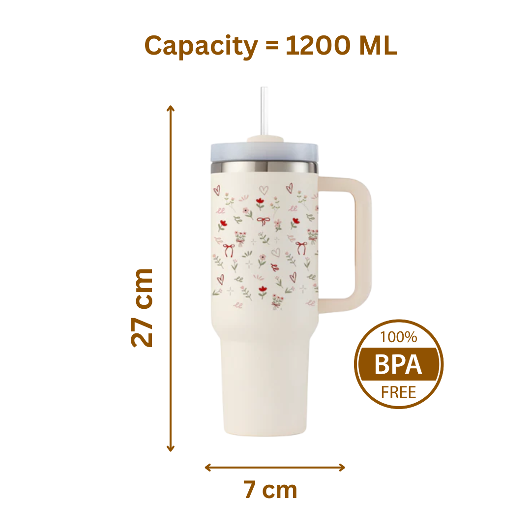 Blushing Flora Coquette Tumbler