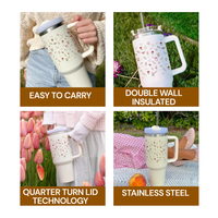 Blushing Flora Coquette Tumbler