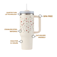 Blushing Flora Coquette Tumbler