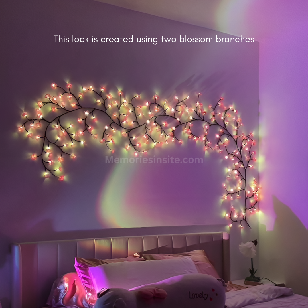 MEMORIES INSITE® BRANCH LIGHT CHERRY BLOSSOM TREE BRANCH LIGHTING